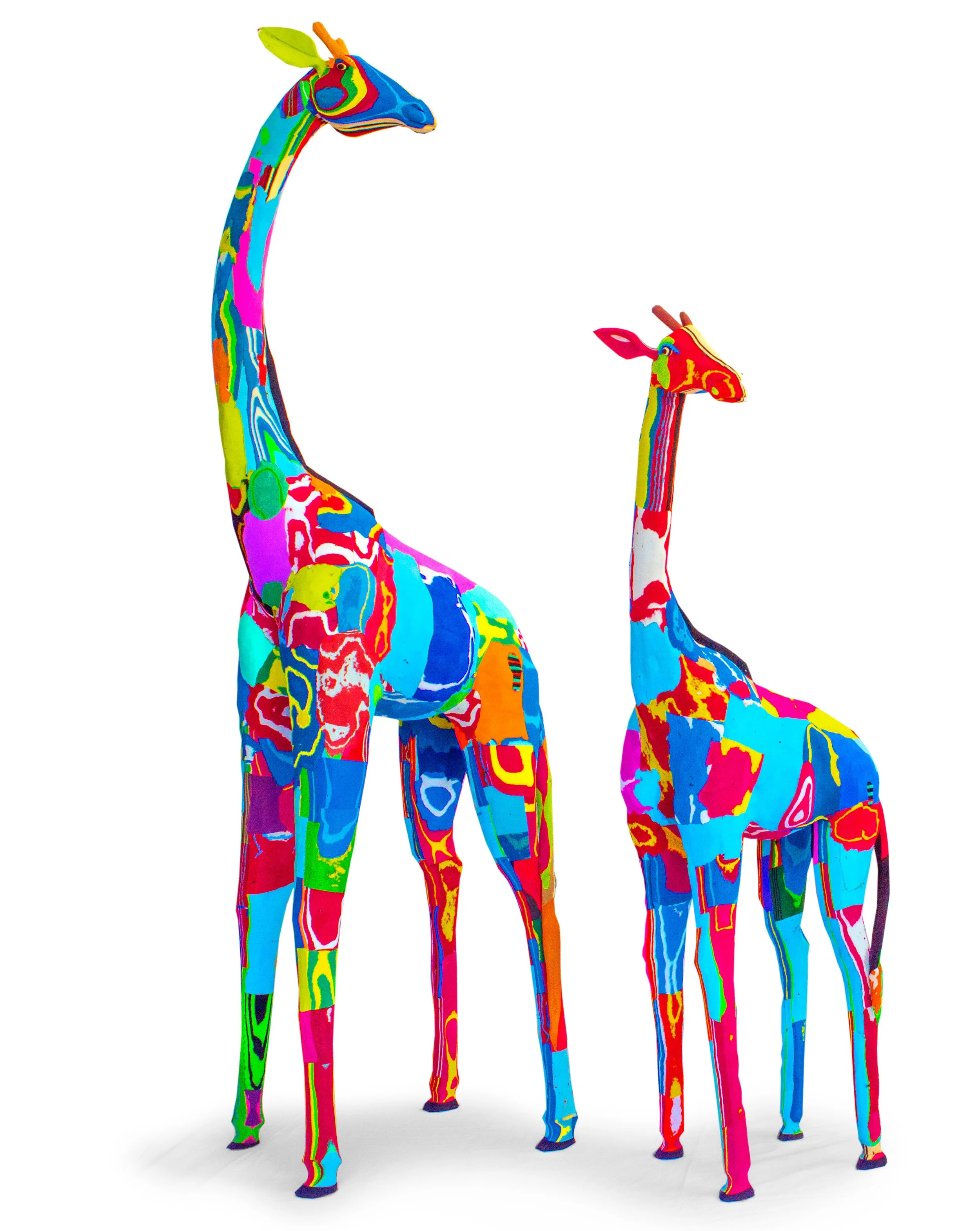 Ocean Sole transforms discarded flip-flops into colorful works of